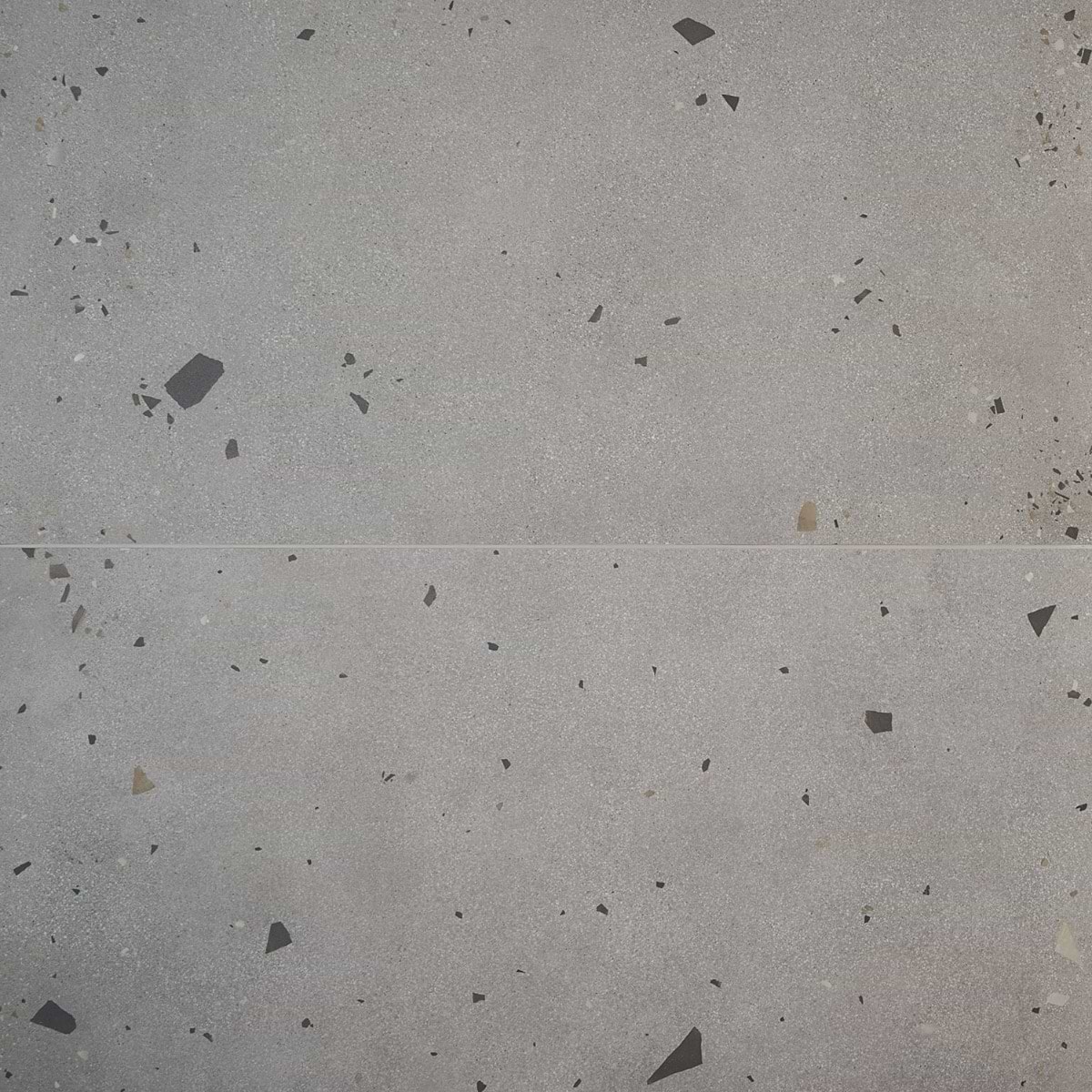 Kado Cement Smoke Gray 24x48 Terrazzo Look Matte Porcelain Tile