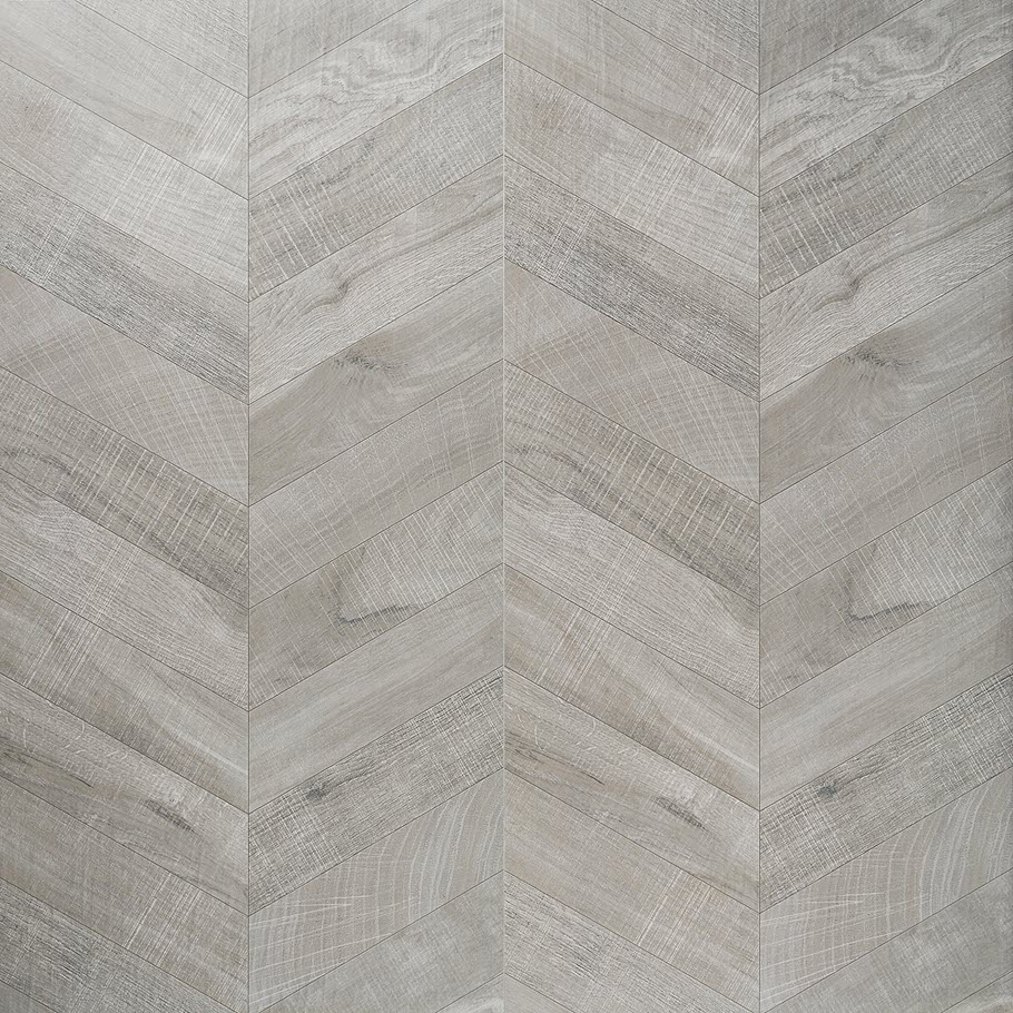Elan Chevron Gray 24x48 Wood Look Matte Porcelain Tile