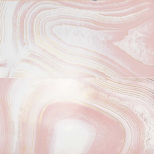 Close Out - Deco Agate Himalaya Pink 24x48 Artisan Decor Polished Porcelain Tile