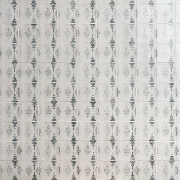 Paula Purroy Como Aztec Blue Gray 5x5 Matte Ceramic Tile