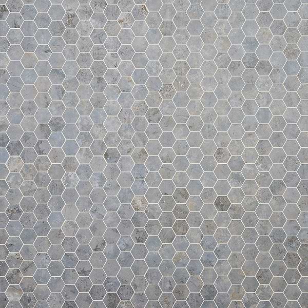 Artile Ocean Blue 2" Hexagon Matte Porcelain Mosaic Tile