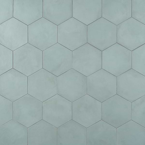 Banza Green Cielo 8" Hexagon Matte Porcelain Tile