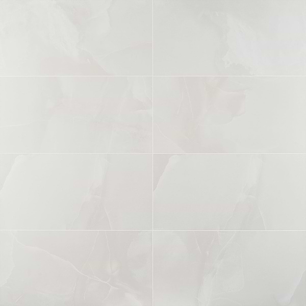 Lithe Aztec Onyx Bianco 12x24 Matte Porcelain