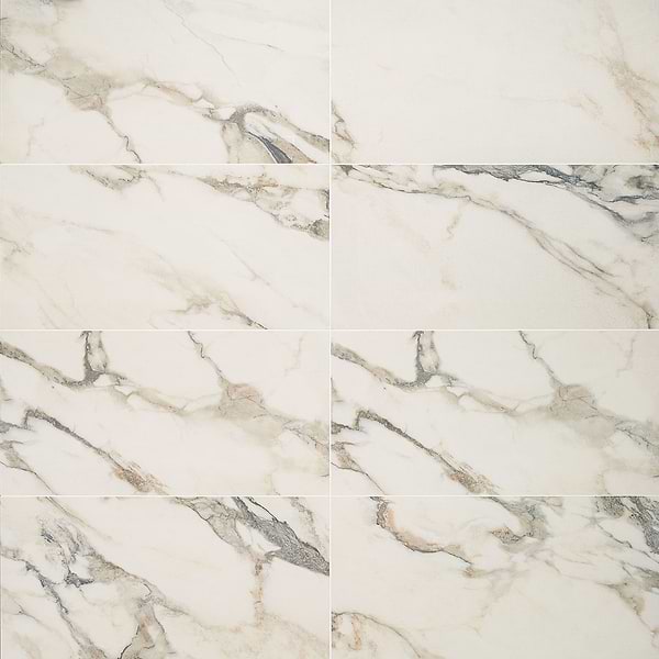 Lithe Calacatta Rustico 12x24 Matte Porcelain