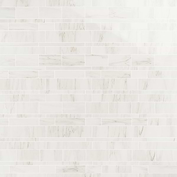 Lithe Dolomite Snow Railroad Polished  Porcelain