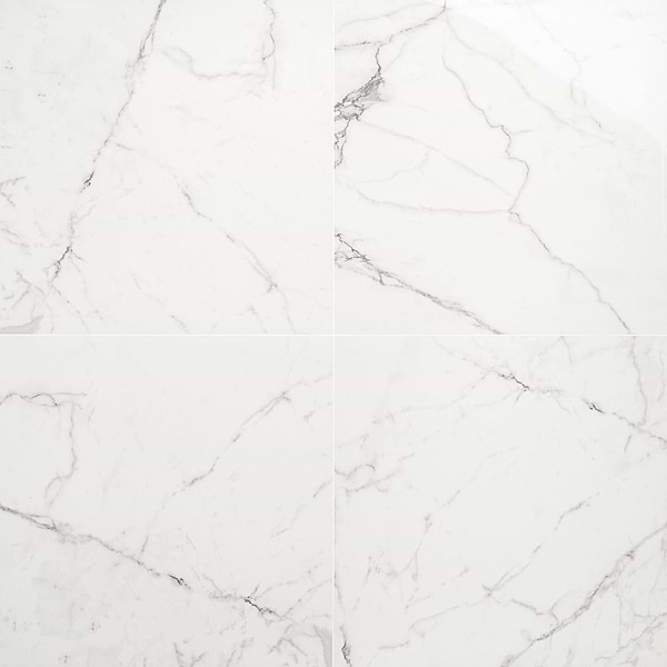 Lithe Statuario Venato 24x24 Polished Porcelain