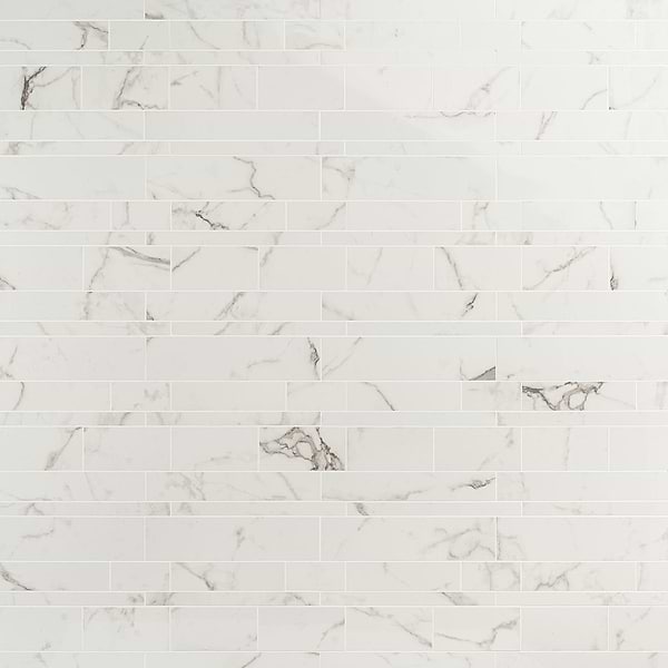 Lithe Statuario Venato Railroad Polished Porcelain