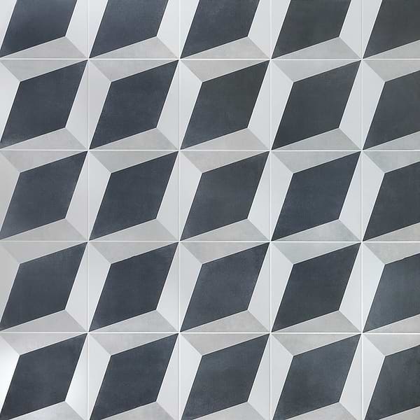 Encaustic Look Porcelain Tile for Backsplash