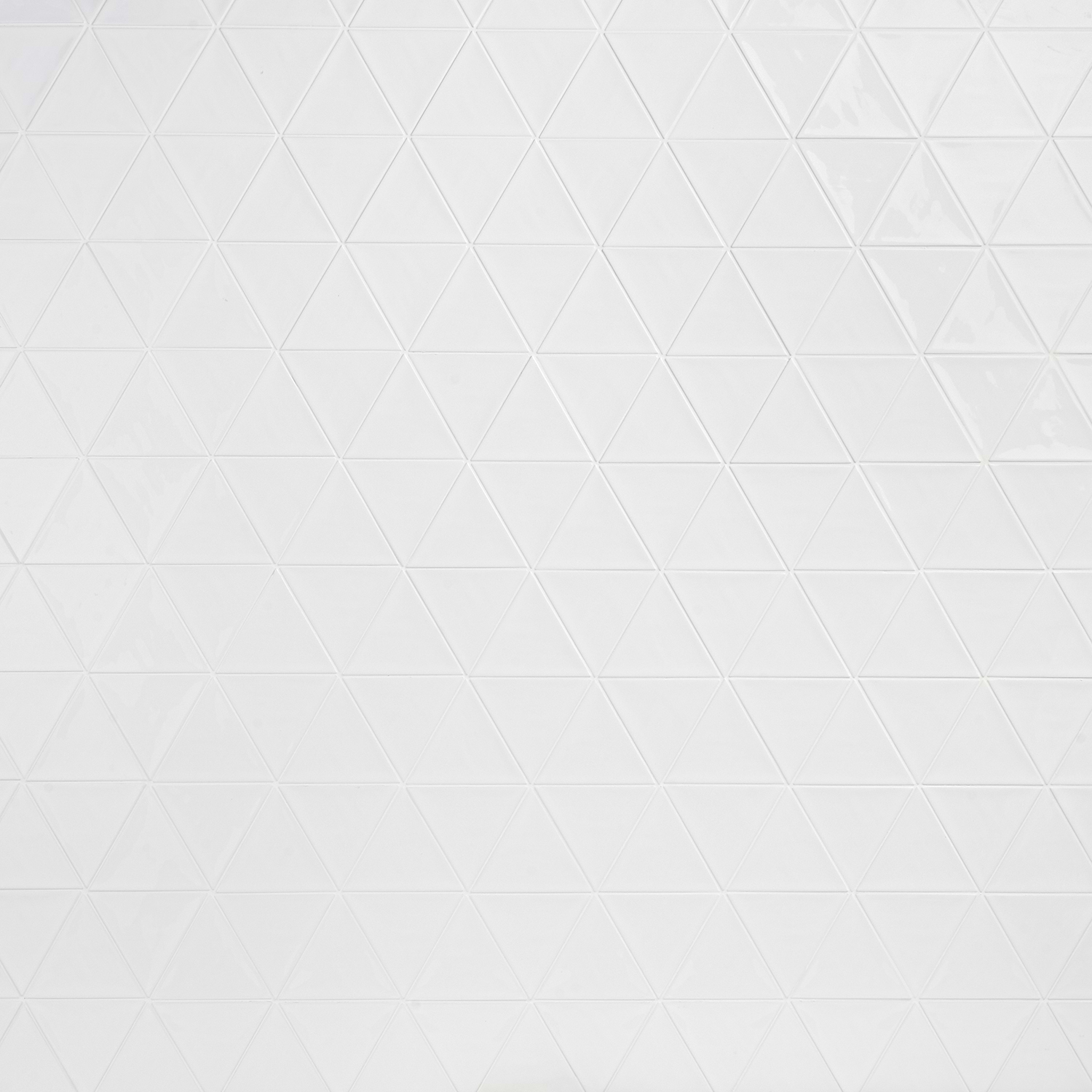 Scatoloni Triangulo Bianco Polished Ceramic