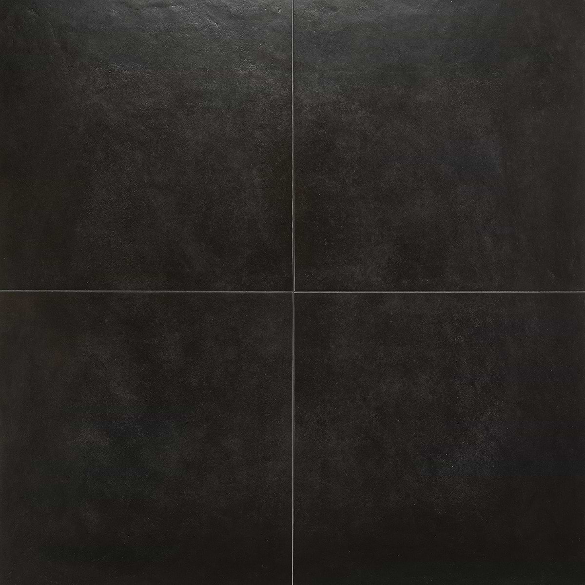 Speak Leather Black 24x24 Matte Porcelain Tile