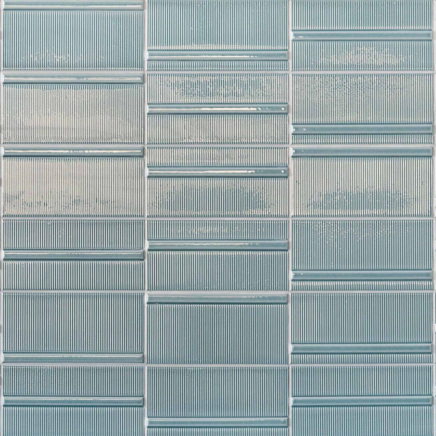 Corso Pincio Azul Blue 4x8 Polished Ceramic Wall Tile