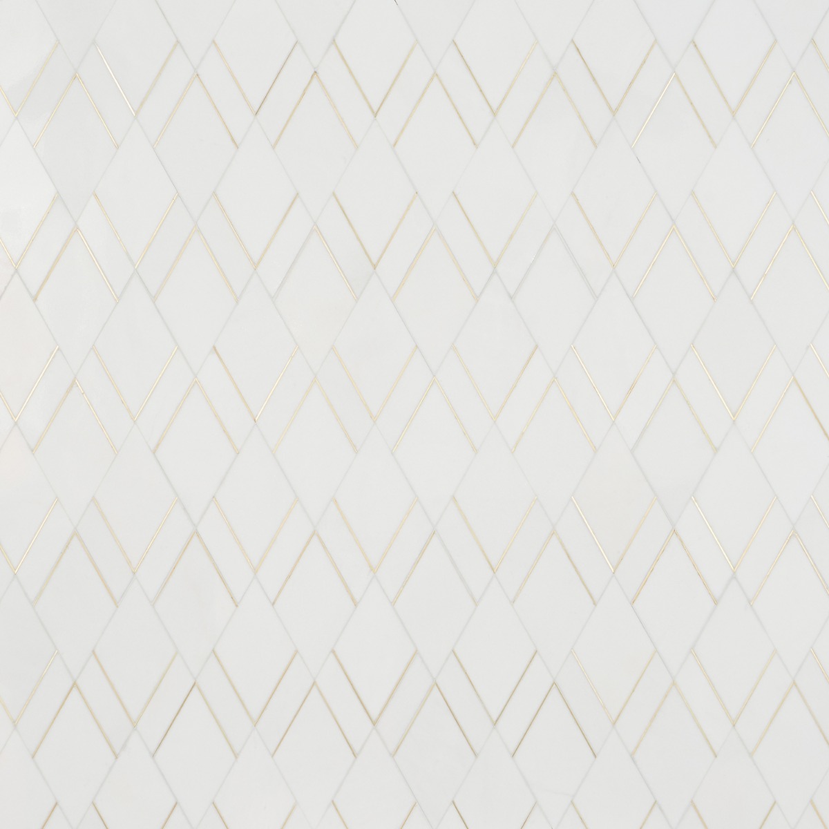 Xena Thassos - White Thassos & Brass Polished Marble + Brass