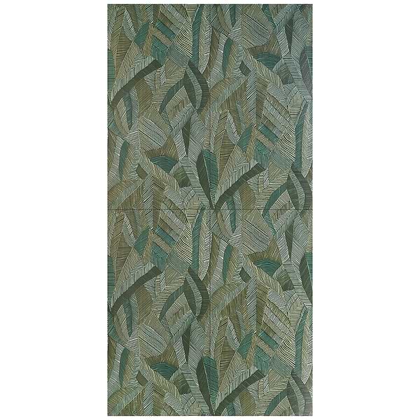 Artscape Wild Atelier Green 24x48 Artisan Decor Matte Porcelain Wall Tile
