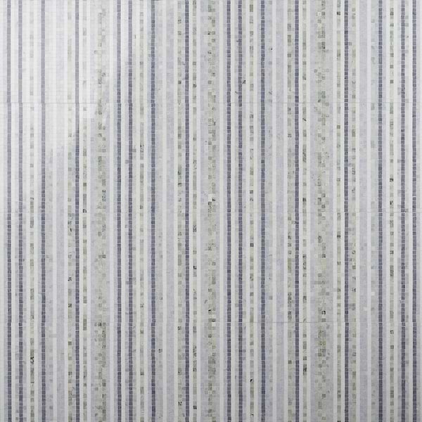 Madras Lines Sky - Thassos- Blue Celeste- Blue Macauba- Carrara & Ming Green Polished Marble