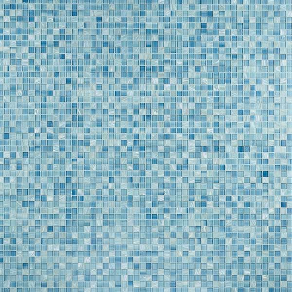 Kalama Sea Blue 1x1 Polished Glass Mosaic