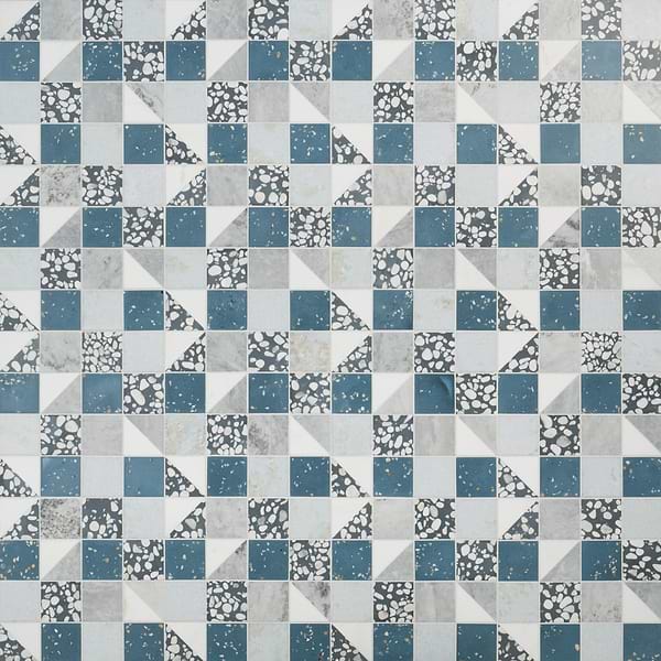 Elizabeth Sutton Terrazzi Starling Mixed Finish Marble + Terrazzo