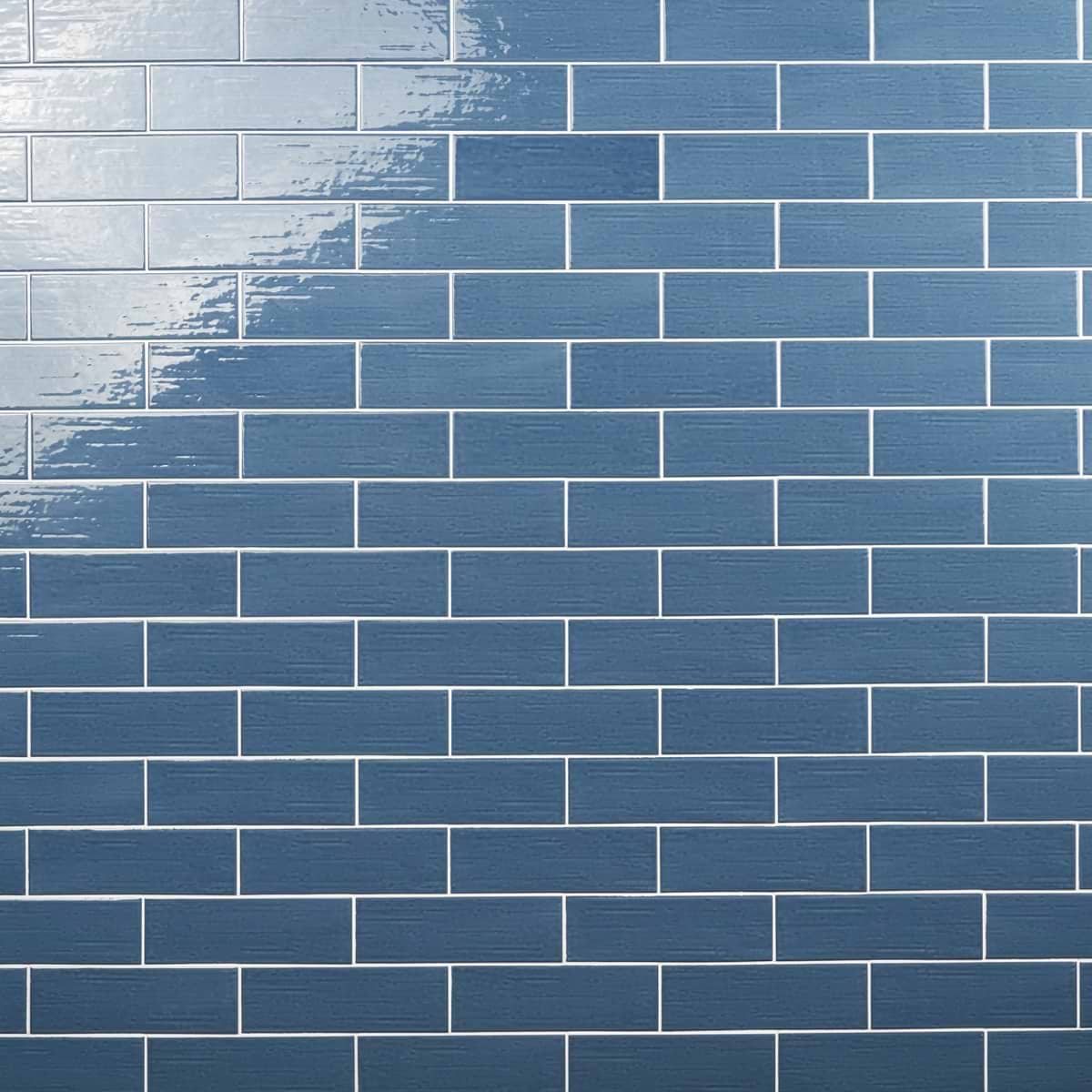 Shop Una Blue Polished 3x9 | SohoStudioCorp.com