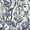 Angela Harris Florista Protea Leaves Mural 8x8 Matte Porcelain