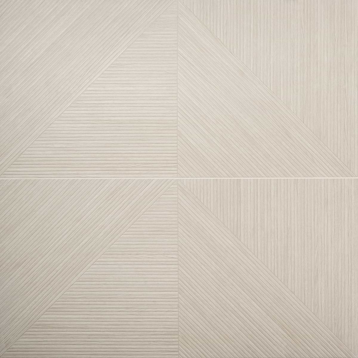 Lounge Ash Beige 24x48 Ribbed Matte Fluted Porcelain Wood Look Tile