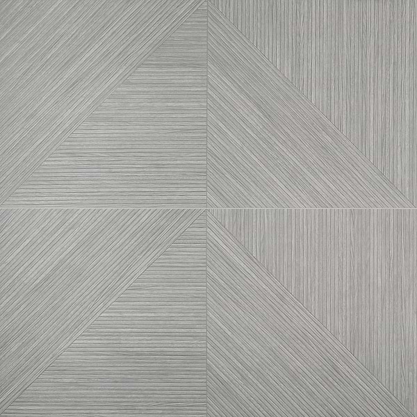 Lounge Gray 24x48 Ribbed Matte Fluted Porcelain Wood Look Tile