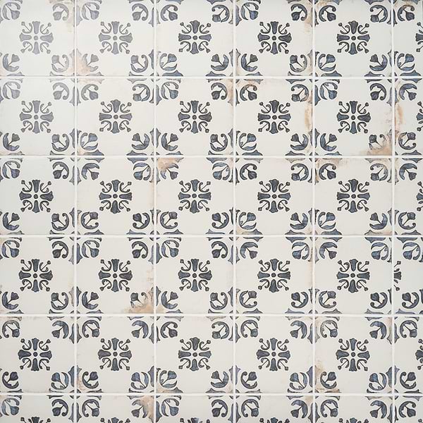 Fuego Bell Blue 9x9 Matte Porcelain Tile