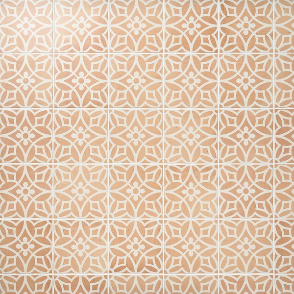 Fuego Flora Terracotta 9x9 Matte Porcelain Tile