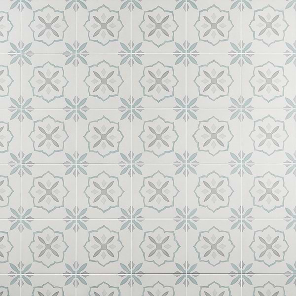 Dhar Stella Blue 9x9 Matte Porcelain