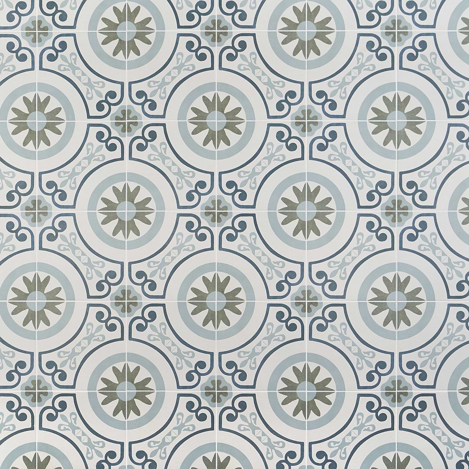 Shop Dhar White Garden 9x9 | SohoStudioCorp.com