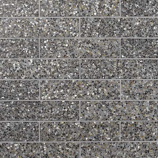 Close Out - Pearl Terrazzo Black 3x12 Brick