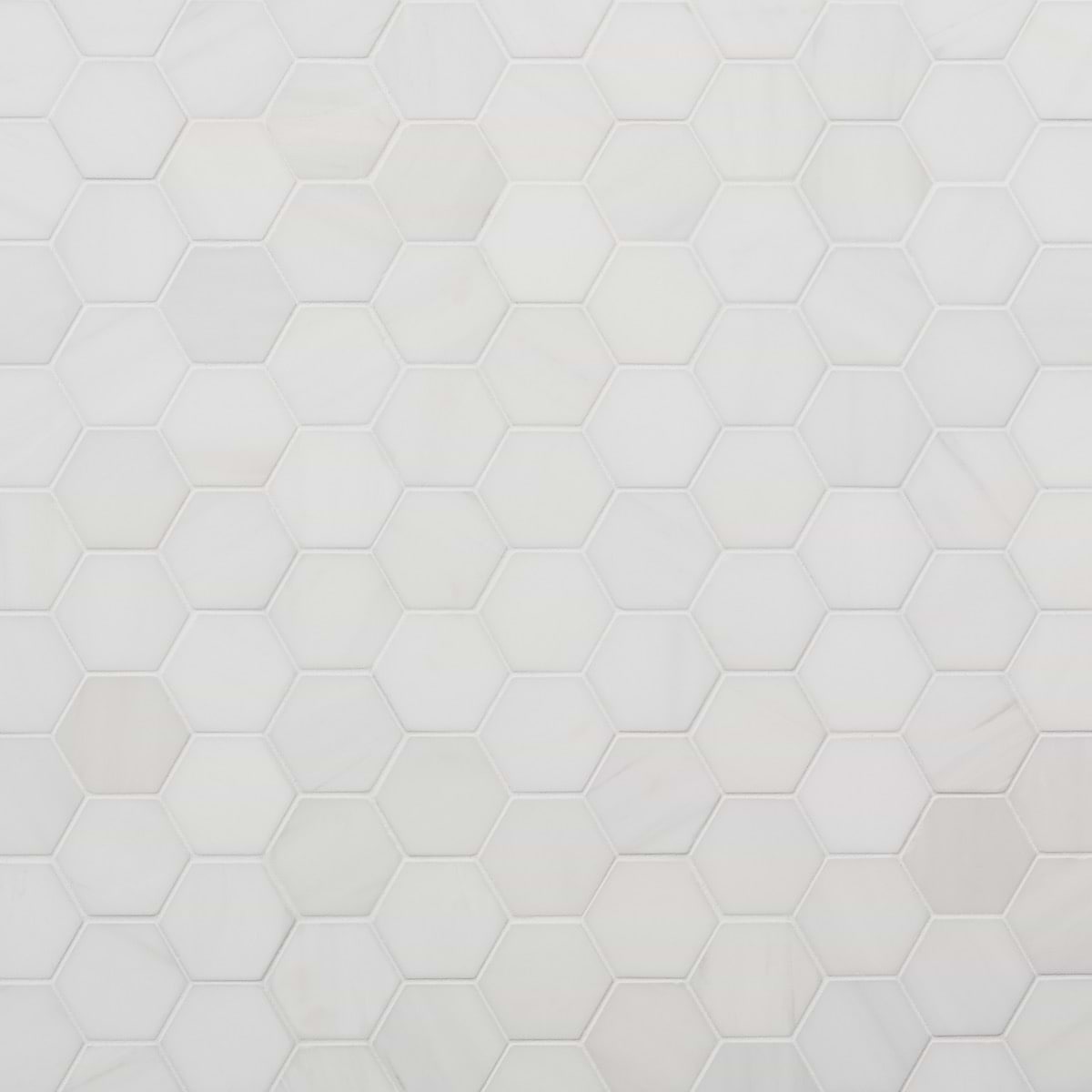 Bianco Dolomite 2” Hex Mosaic 