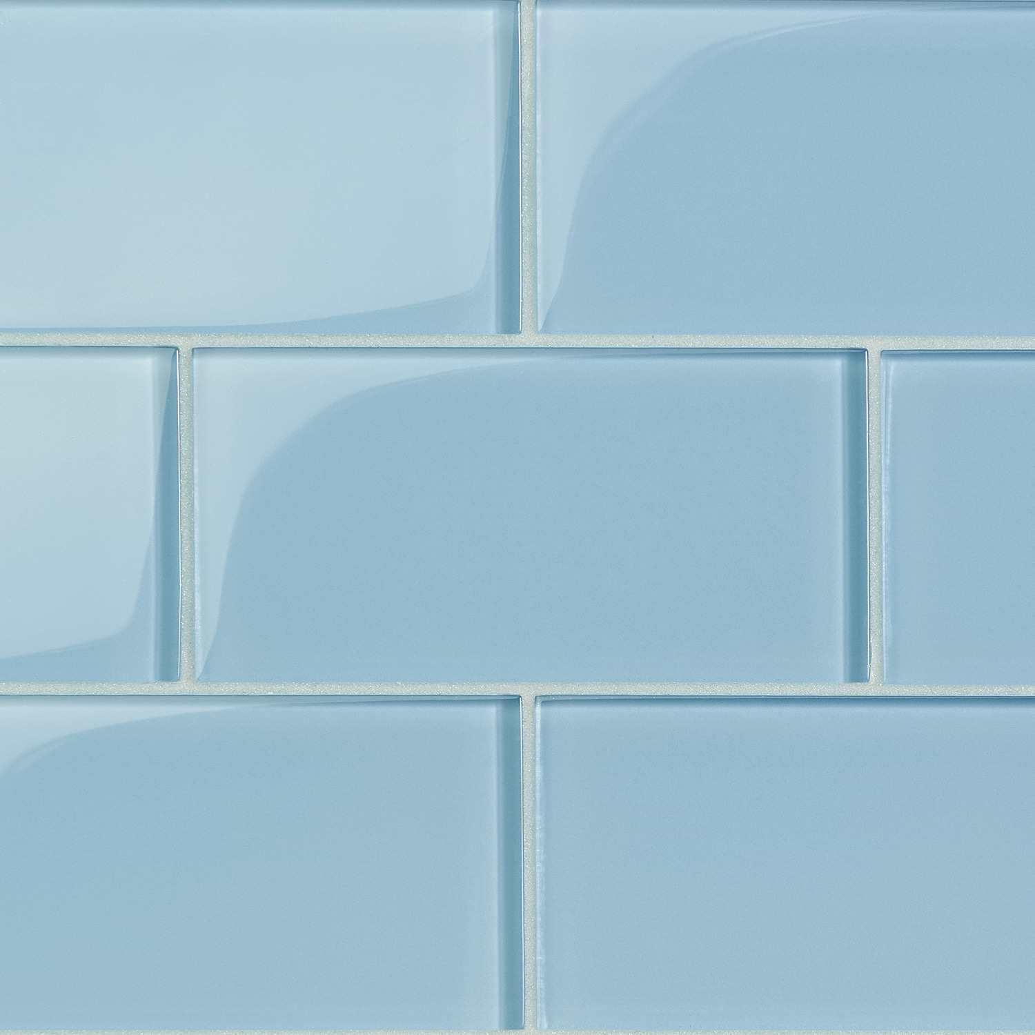 Shop Close Out - Crystal Blue-Gray 3x6 Polished Glass