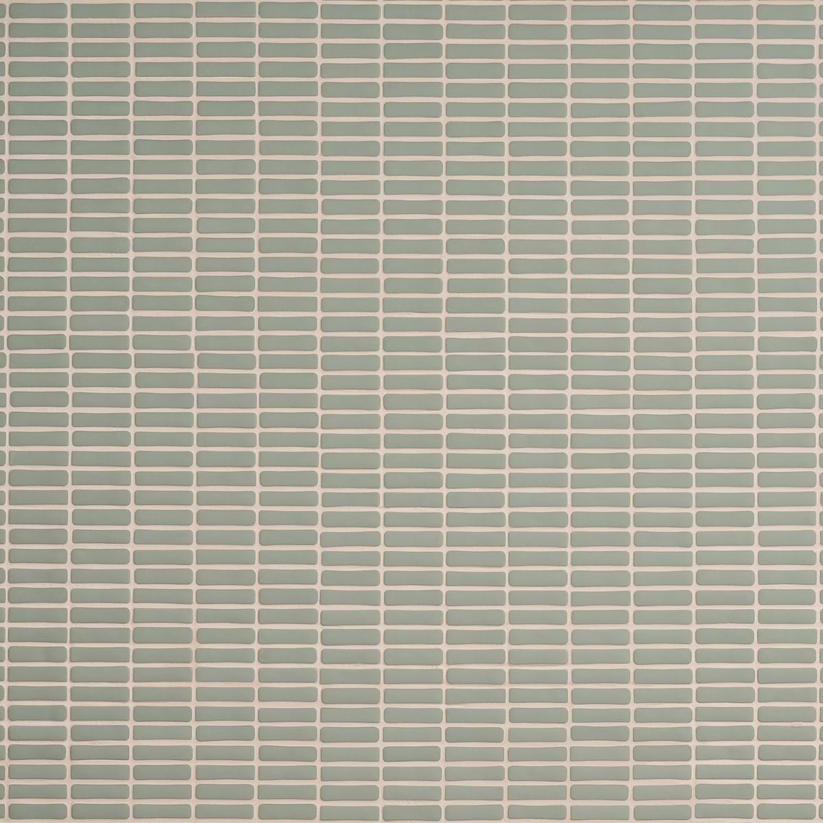 Nesso Brick Green Frosted Matte Glass Mosaic Matte Glass