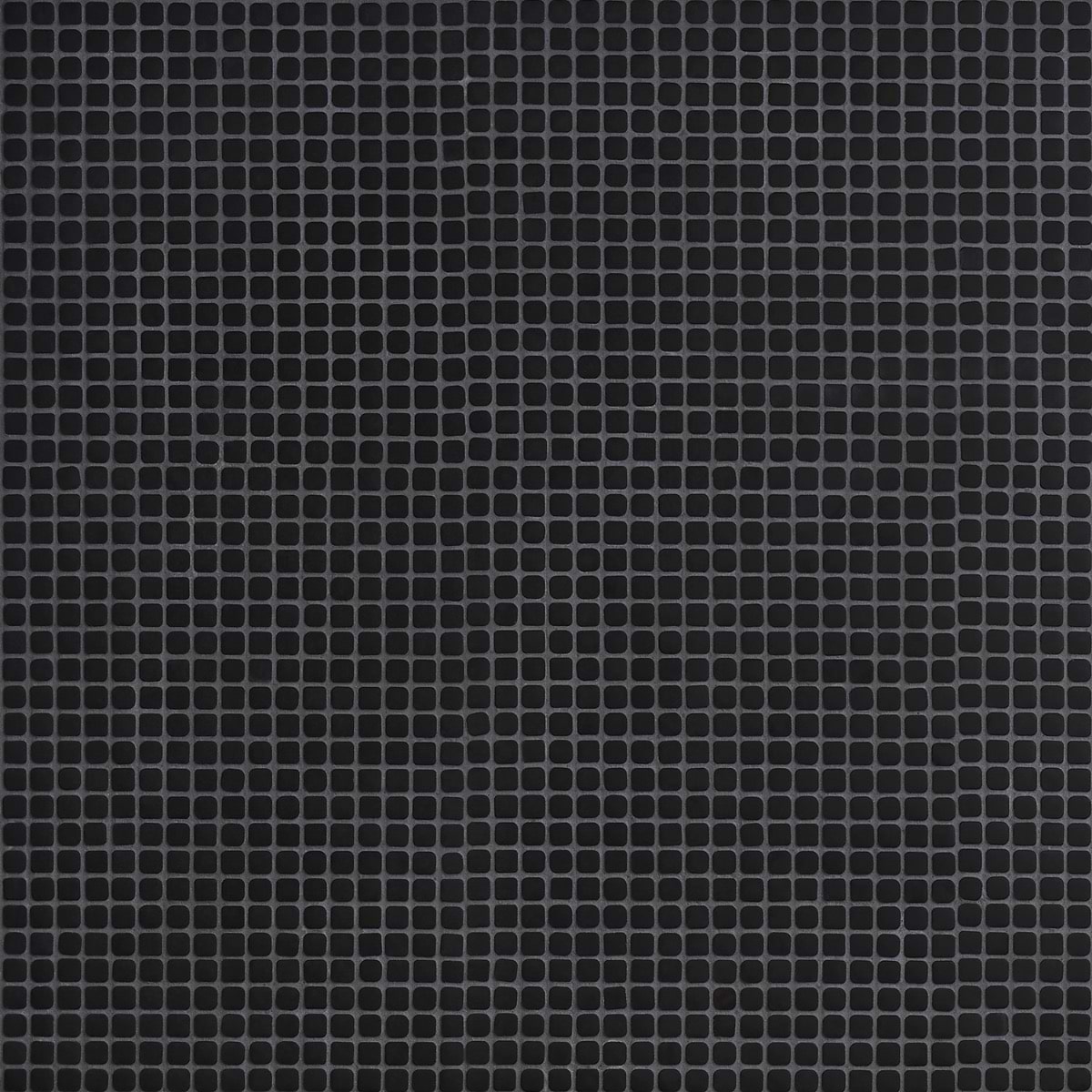 Nesso Mini Square Black Frosted Matte Glass Mosaic Matte Glass