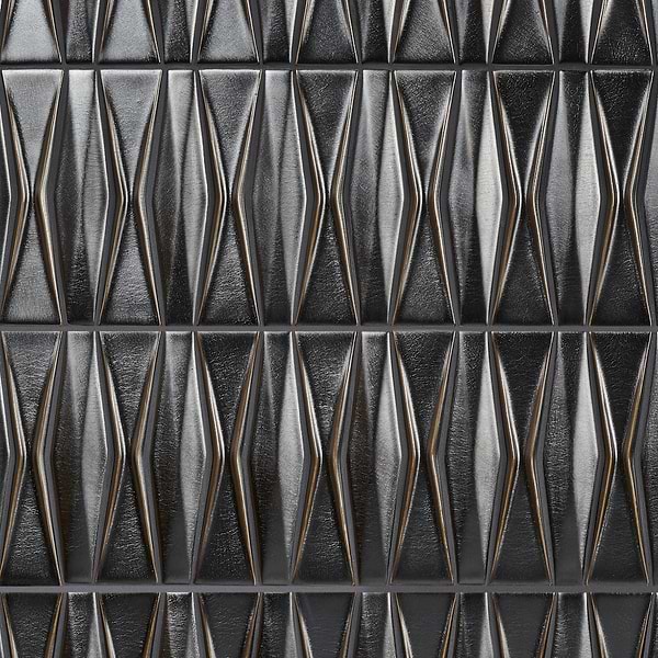 Baroque Glass Adwick Gun Metal Matte Glass