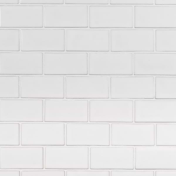 Baroque Glass Subway Natural 3x6 Glossy Glass