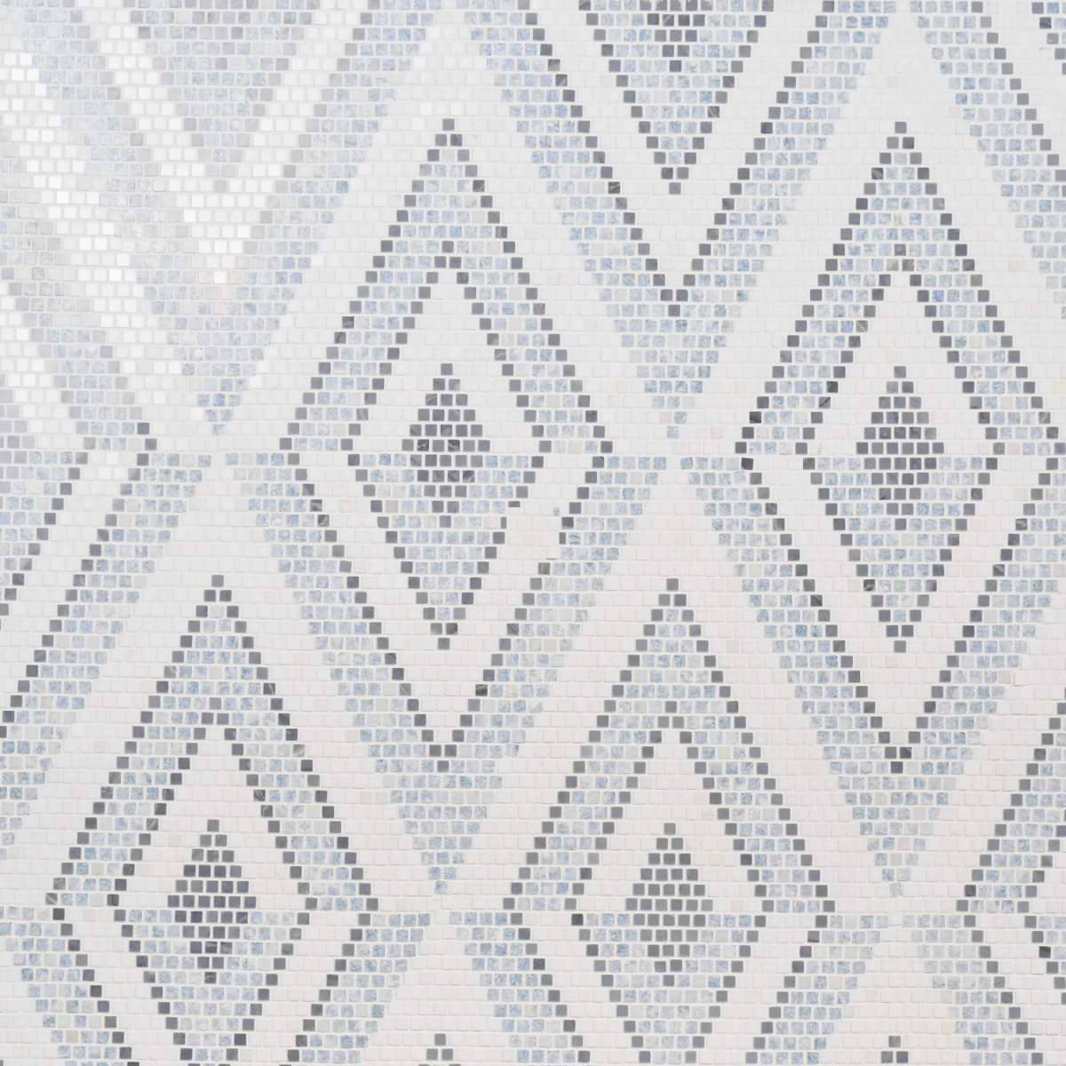 Letizia Blue  - Thassos- Blue Celeste- Burlington Gray Polished Marble