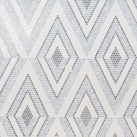 Letizia Blue  - Thassos- Blue Celeste- Burlington Gray Polished Marble