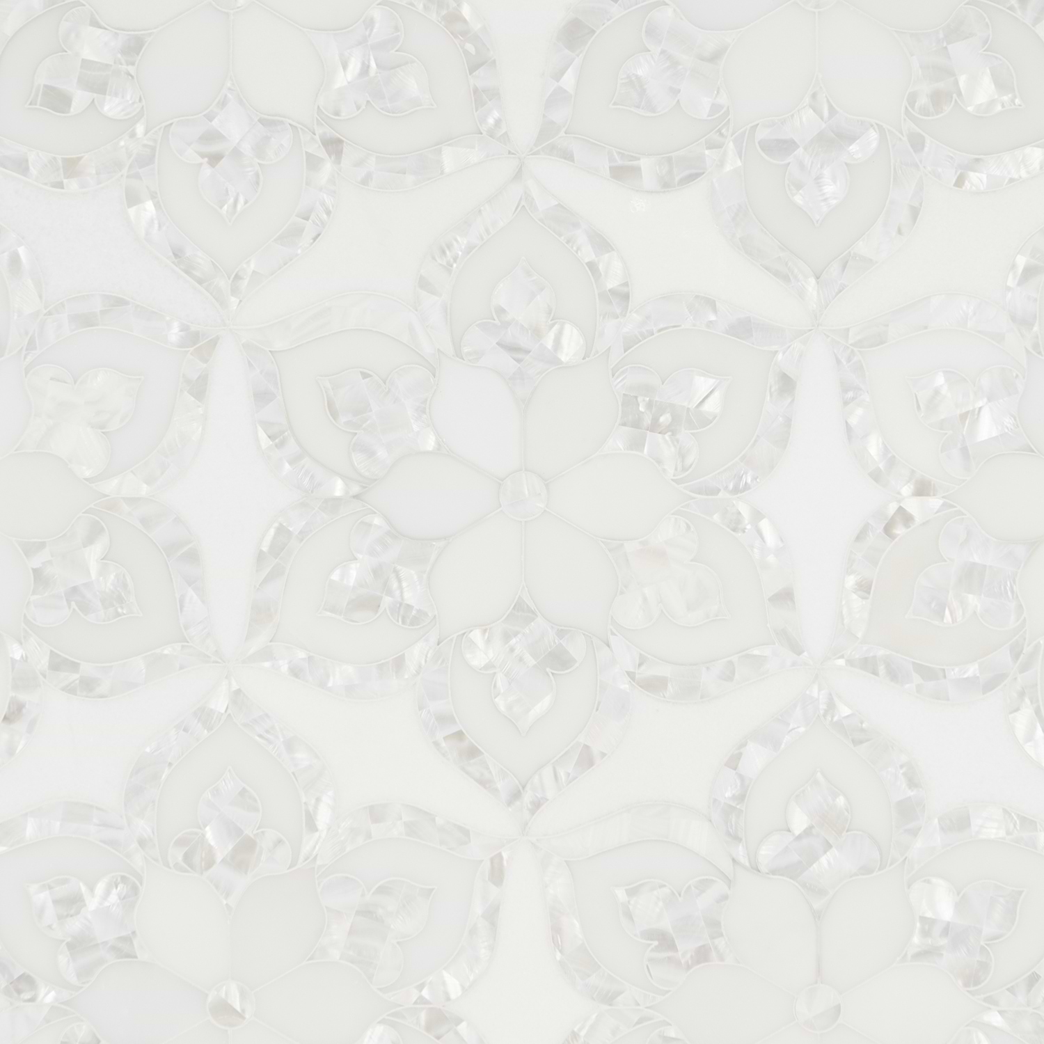 MJ Juliet - White Thassos, Royal White & Mother Of Pearl 