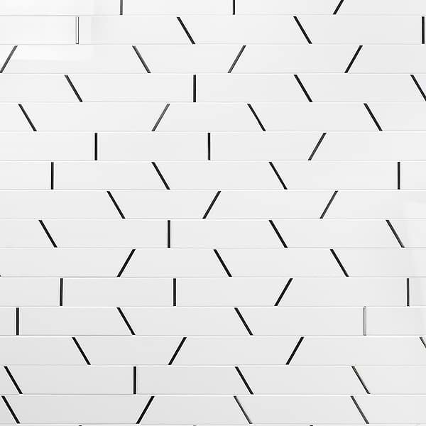 Matrix Trapezoid Porclain and Steel Tile