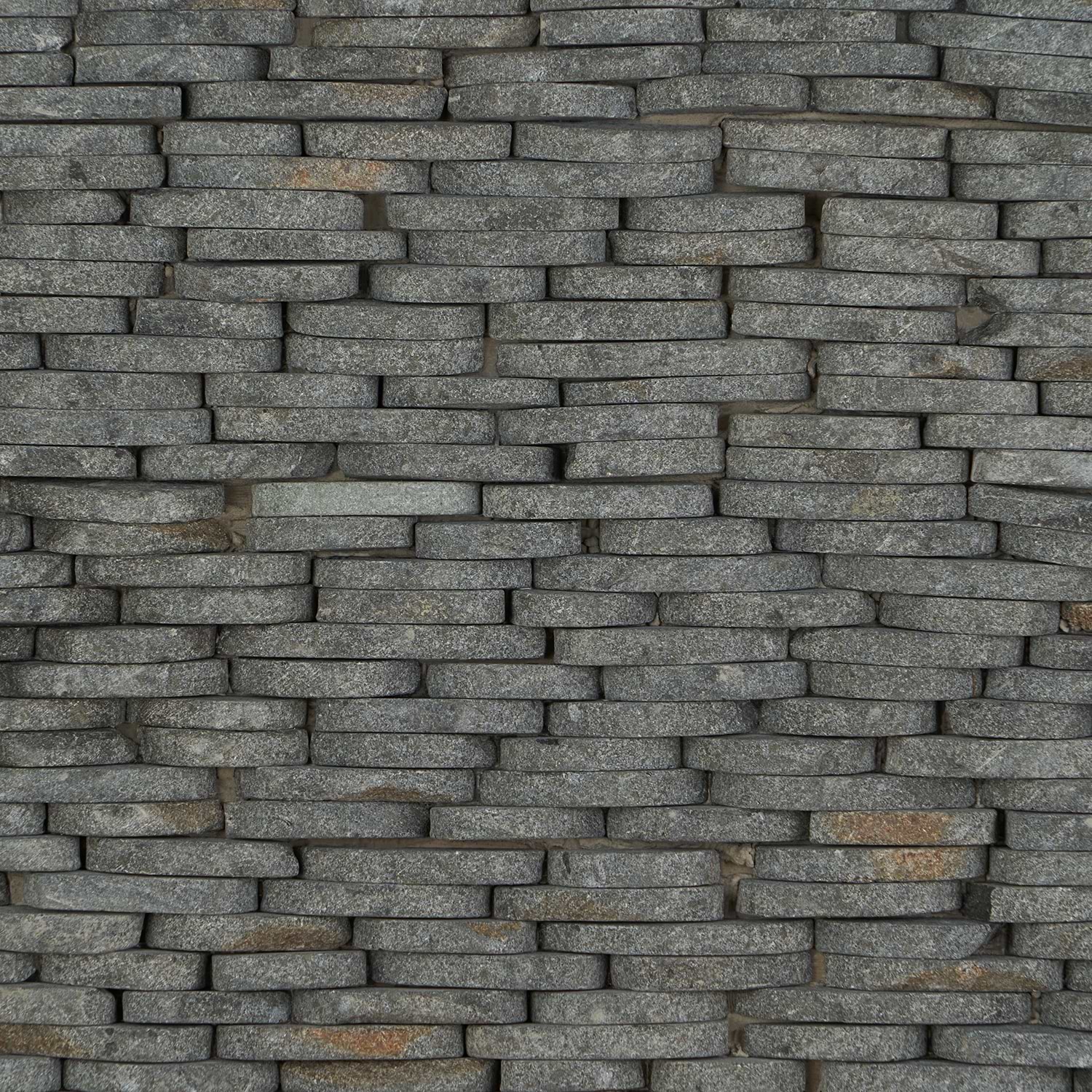 Pebblestone Black Lava Stacked Sliced Natural Stone 
