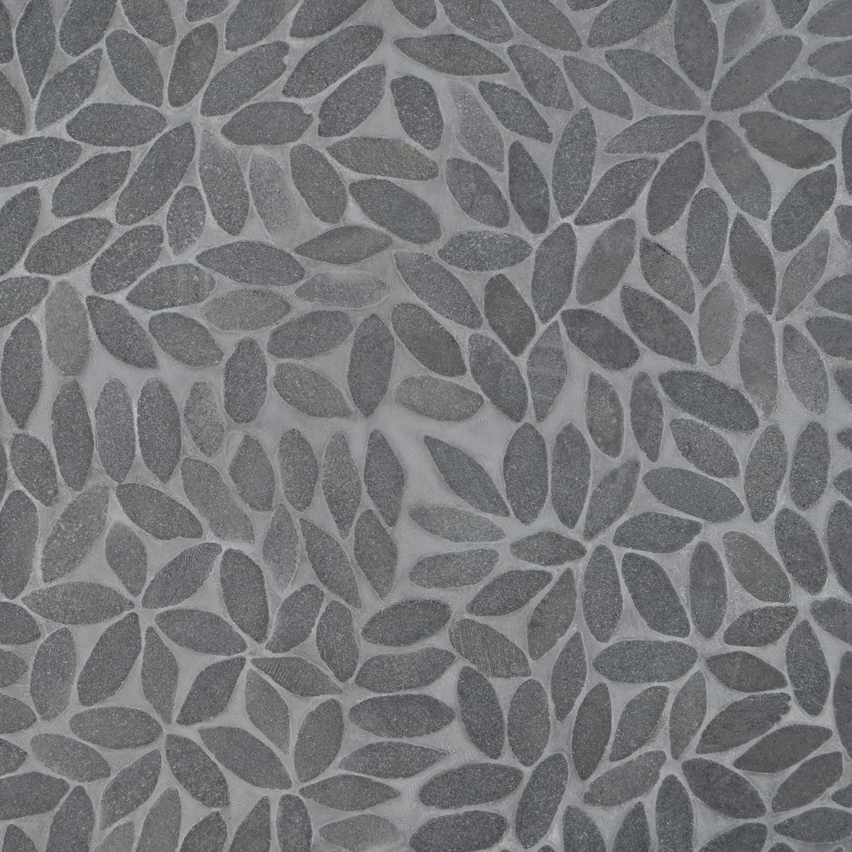 Pebblestone Flower Black Lava Natural Stone 