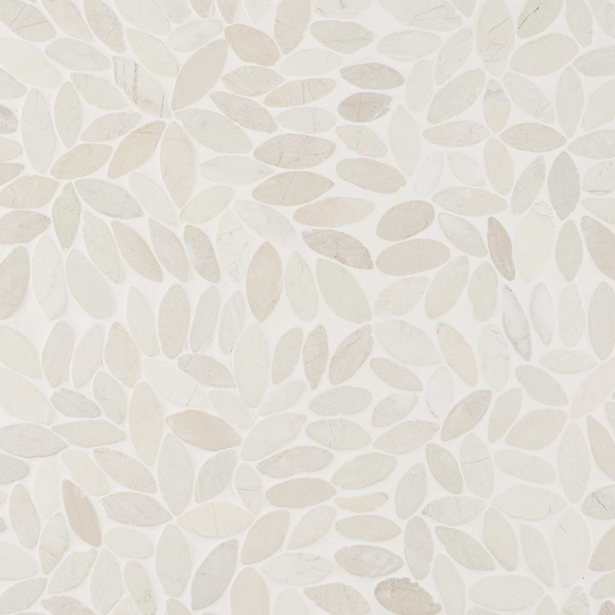 Pebblestone Flower Lovina White Natural Stone 