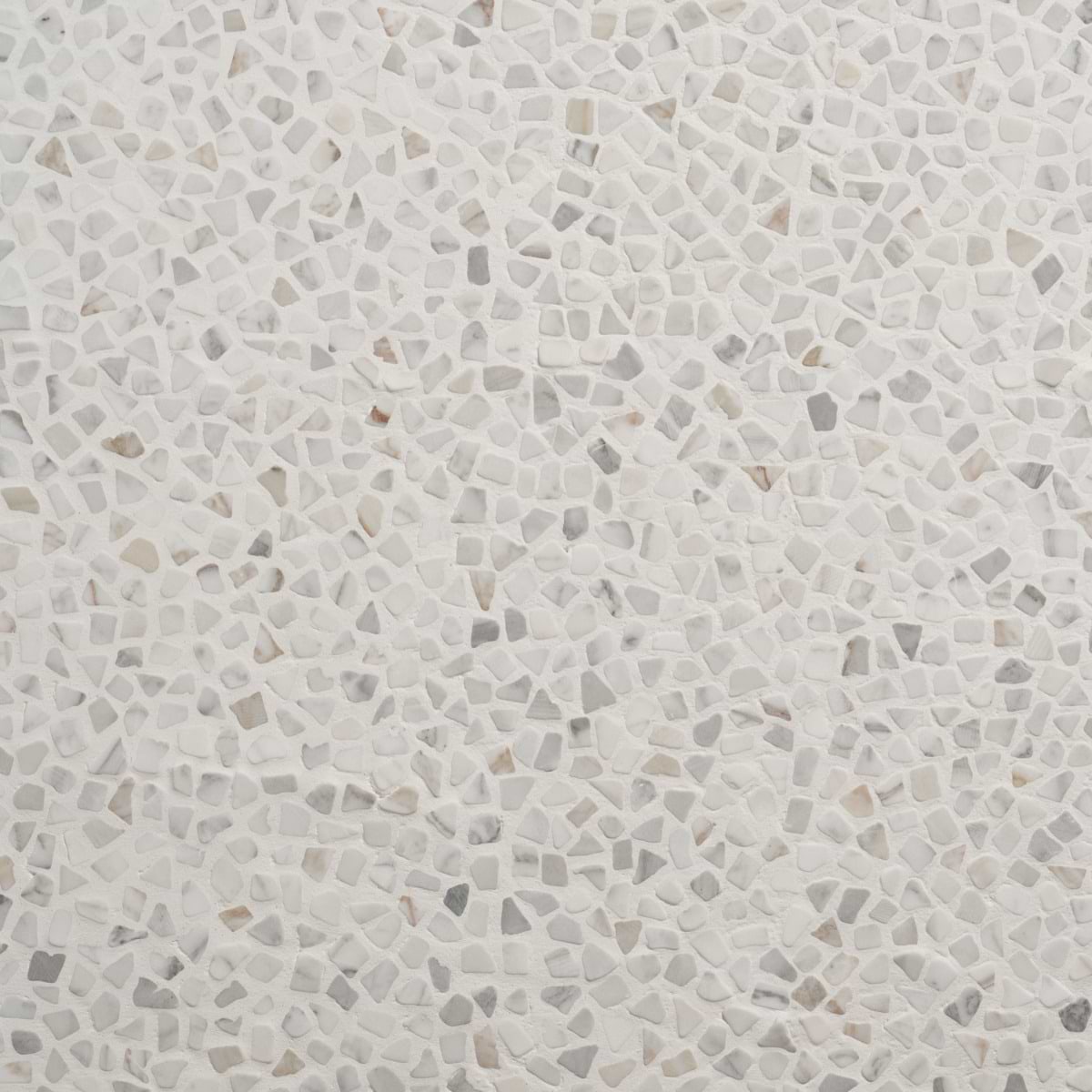 Pebblestone Petite Calacatta Gold Natural Stone Mosaic 