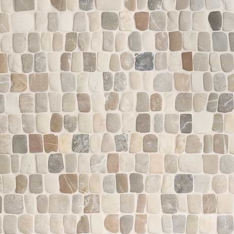 Pebblestone Pathway Lombok Blend Natural Stone Tumbled Pebble Tile