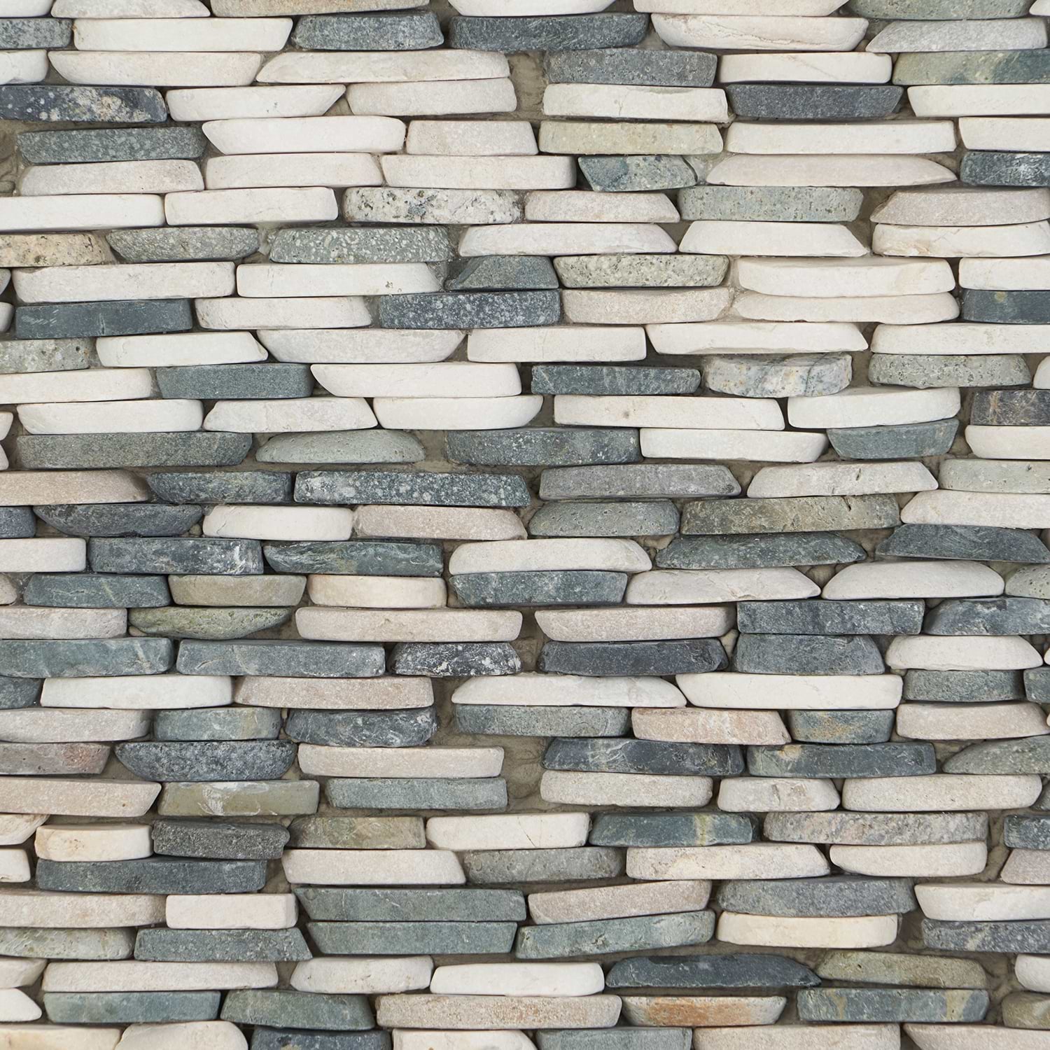 Pebblestone Raja Ampat Stacked Sliced Natural Stone 