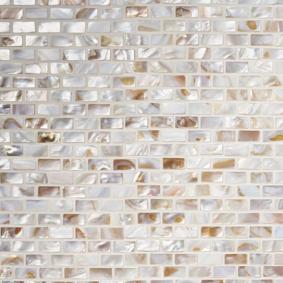 Pearl Freshwater Flat Mini Brick Polished Pearl