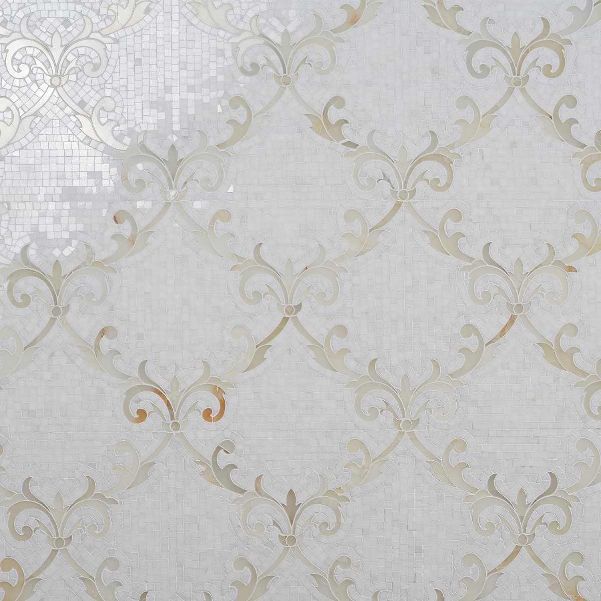 Regalia White Thassos & White Onyx Polished Marble