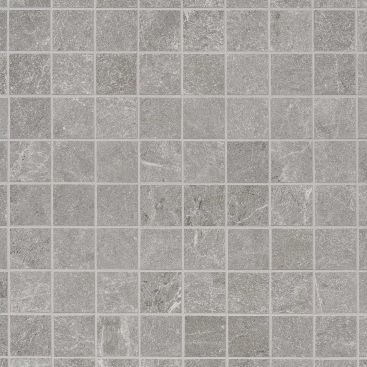 Montech Silver Gray 2x2 Matte Porcelain Mosaic Tile