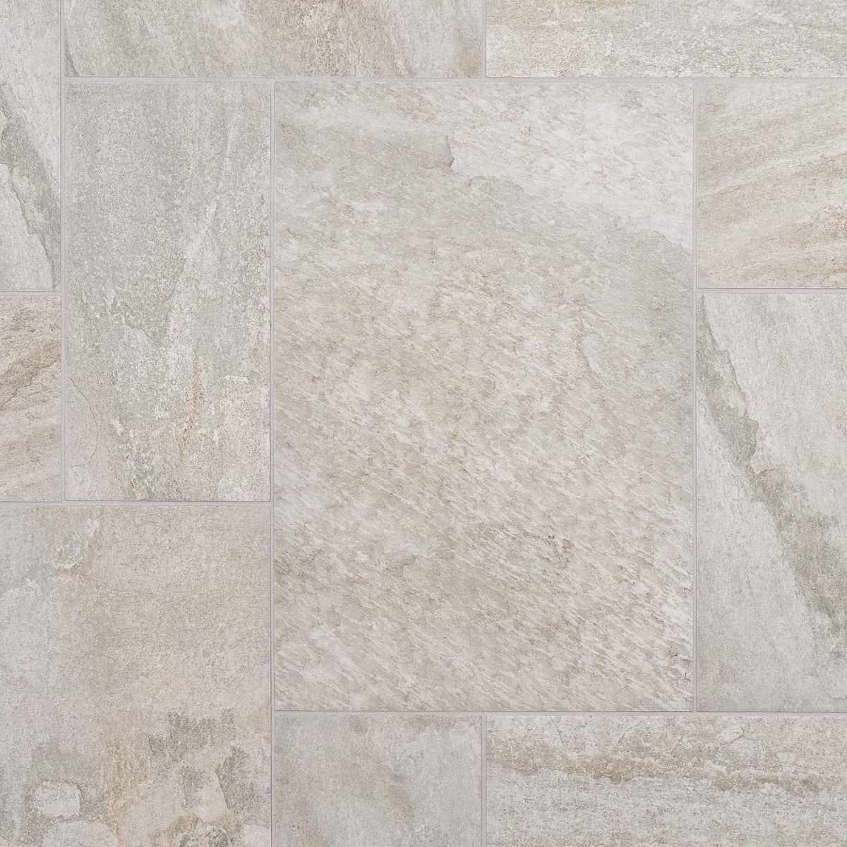 Oberon Smoke White French Pattern 