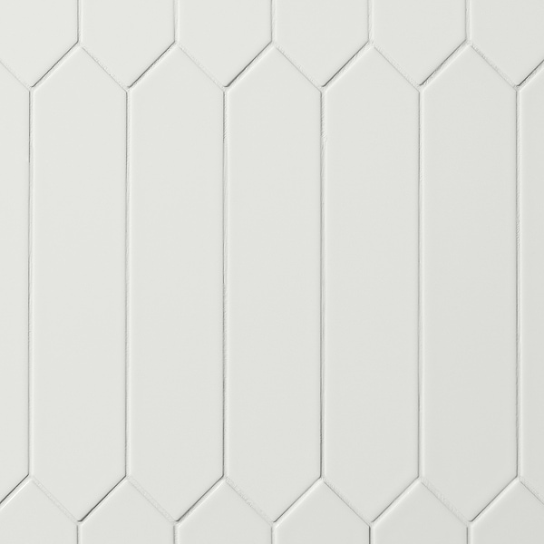 Kent White 2.6 x 13 Polished Ceramic Tile 